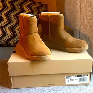Kristin Chestnut Ugg Wedge